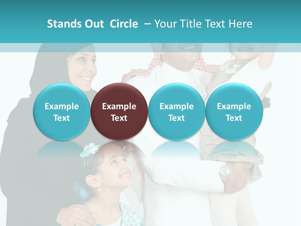 Emirati Female Muslim PowerPoint Template