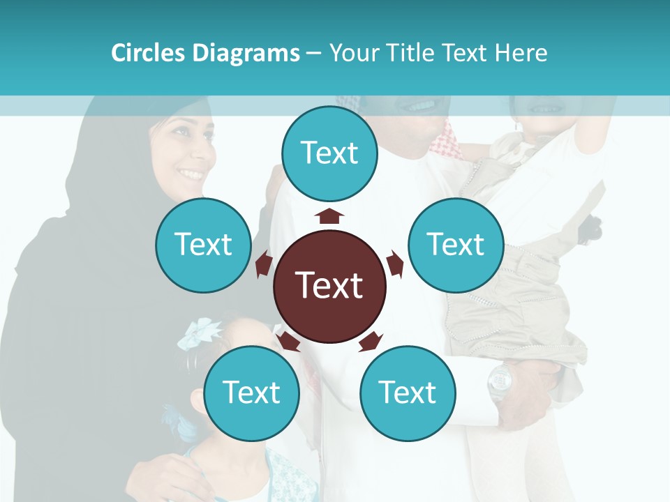 Emirati Female Muslim PowerPoint Template