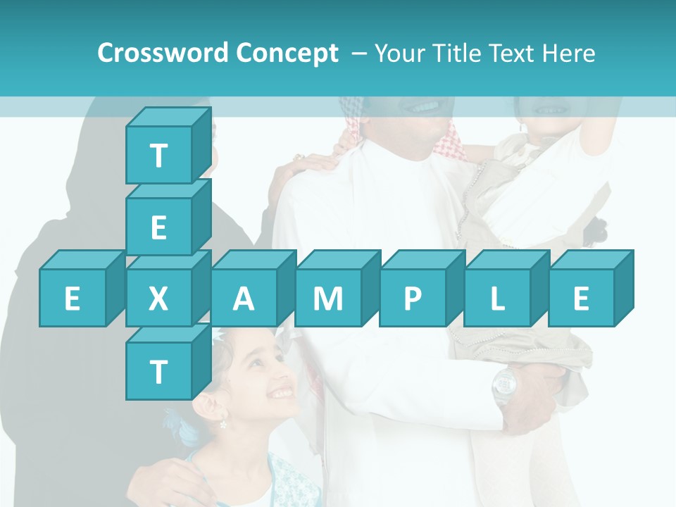 Emirati Female Muslim PowerPoint Template