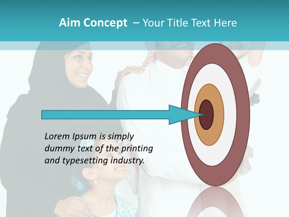 Emirati Female Muslim PowerPoint Template