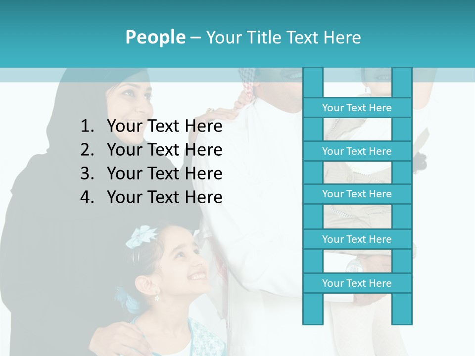 Emirati Female Muslim PowerPoint Template