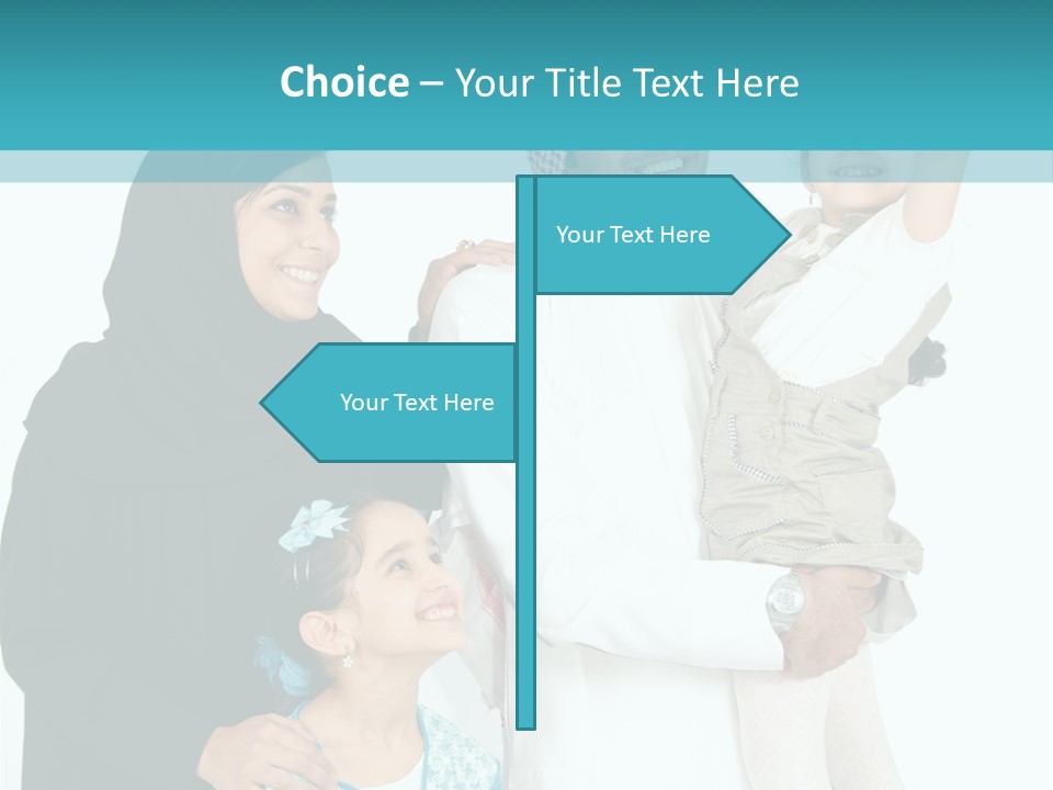 Emirati Female Muslim PowerPoint Template