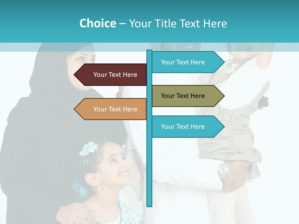 Emirati Female Muslim PowerPoint Template