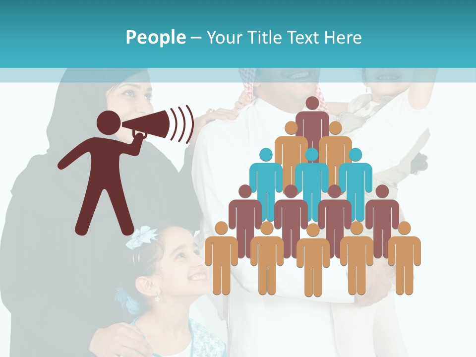 Emirati Female Muslim PowerPoint Template