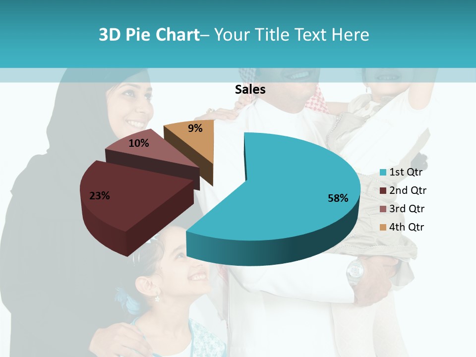 Emirati Female Muslim PowerPoint Template