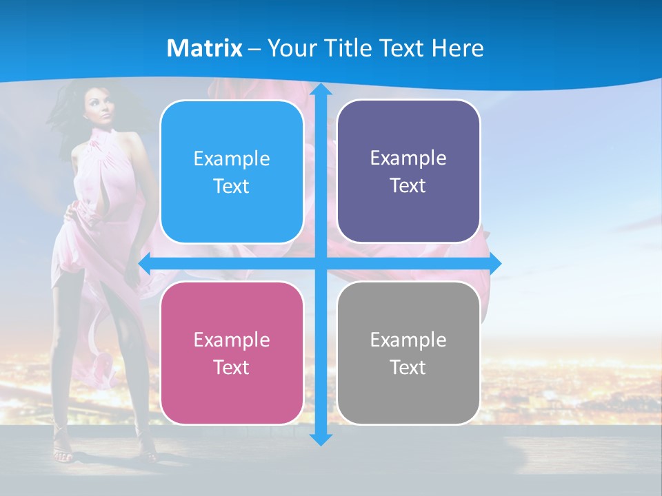 Single Young Complexion PowerPoint Template