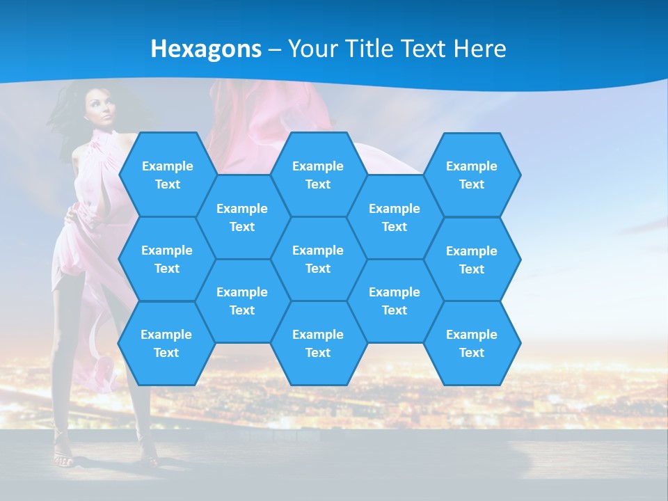 Single Young Complexion PowerPoint Template