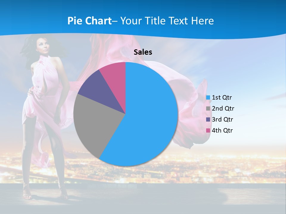 Single Young Complexion PowerPoint Template