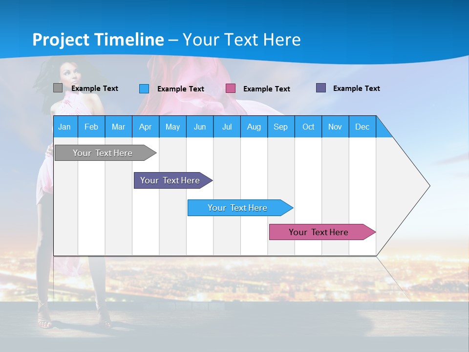 Single Young Complexion PowerPoint Template