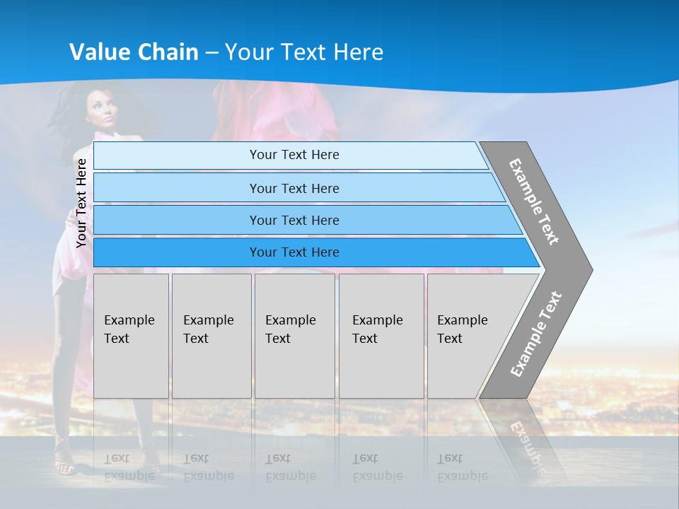Single Young Complexion PowerPoint Template