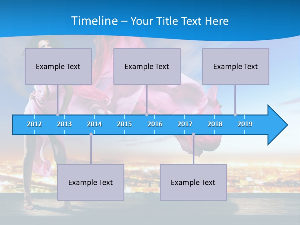 Single Young Complexion PowerPoint Template