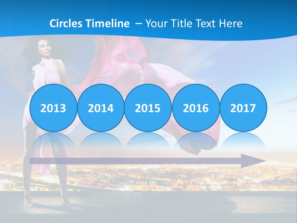 Single Young Complexion PowerPoint Template