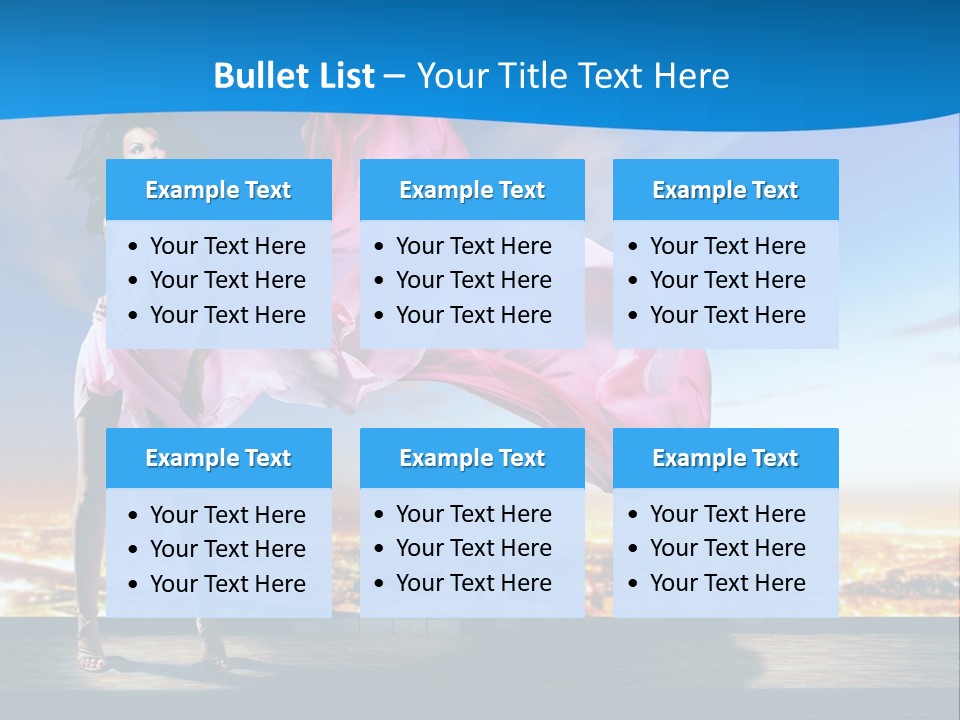Single Young Complexion PowerPoint Template