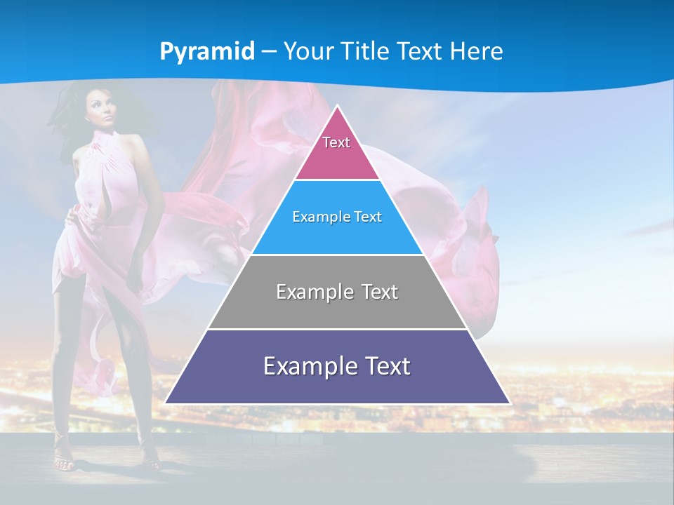 Single Young Complexion PowerPoint Template