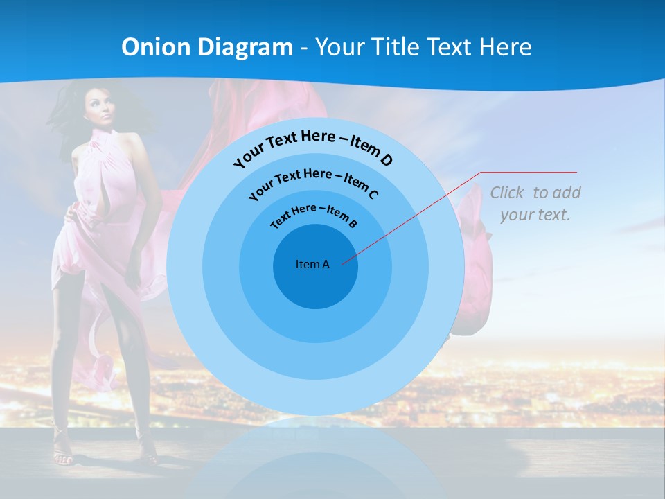 Single Young Complexion PowerPoint Template