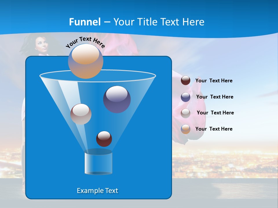 Single Young Complexion PowerPoint Template