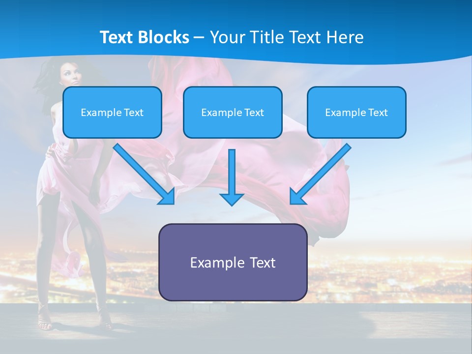Single Young Complexion PowerPoint Template