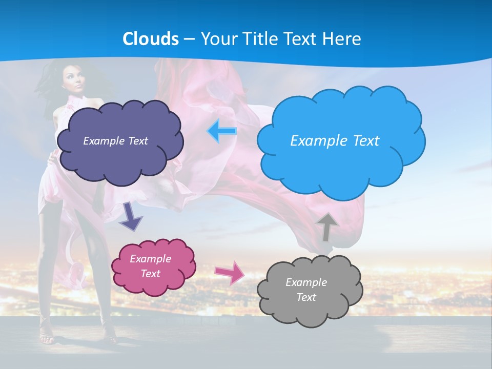 Single Young Complexion PowerPoint Template