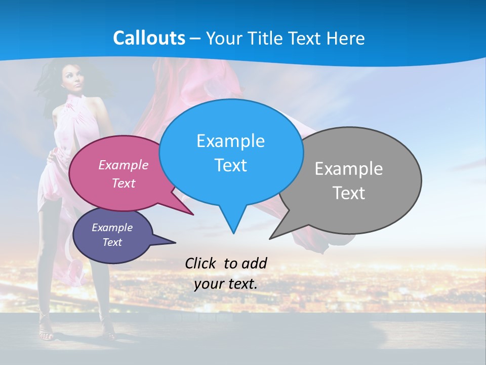 Single Young Complexion PowerPoint Template
