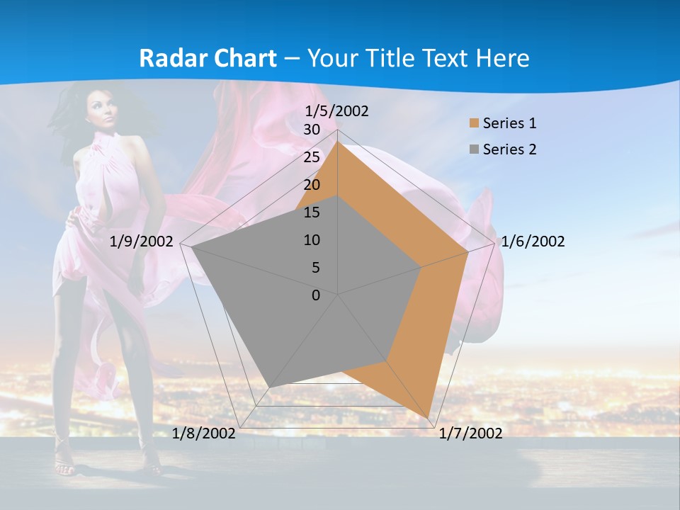 Single Young Complexion PowerPoint Template