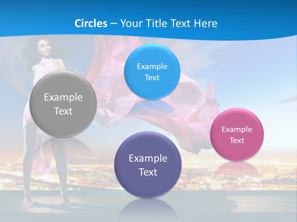 Single Young Complexion PowerPoint Template