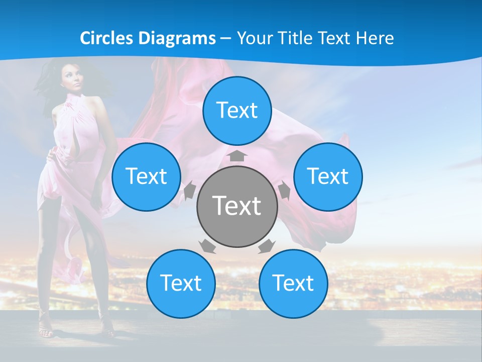 Single Young Complexion PowerPoint Template