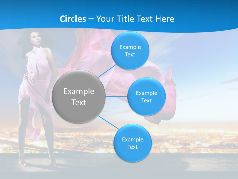 Single Young Complexion PowerPoint Template