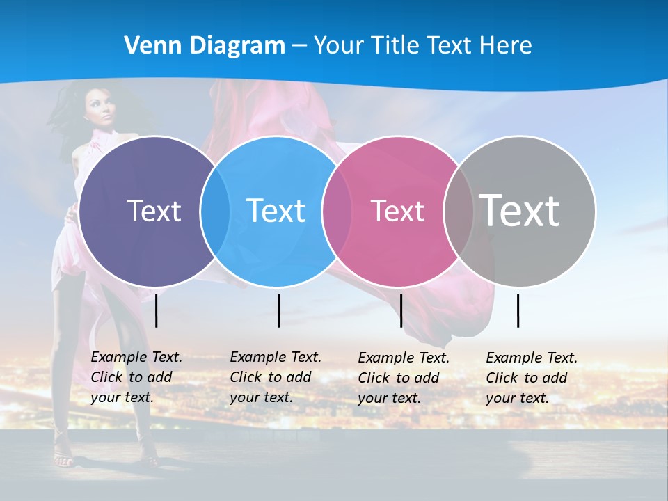 Single Young Complexion PowerPoint Template