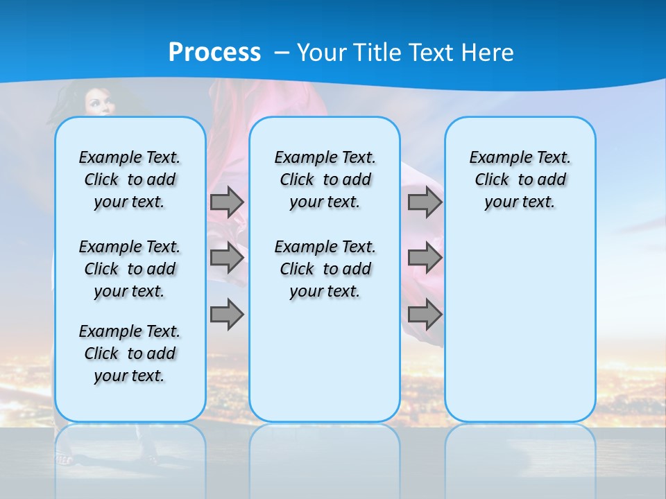 Single Young Complexion PowerPoint Template