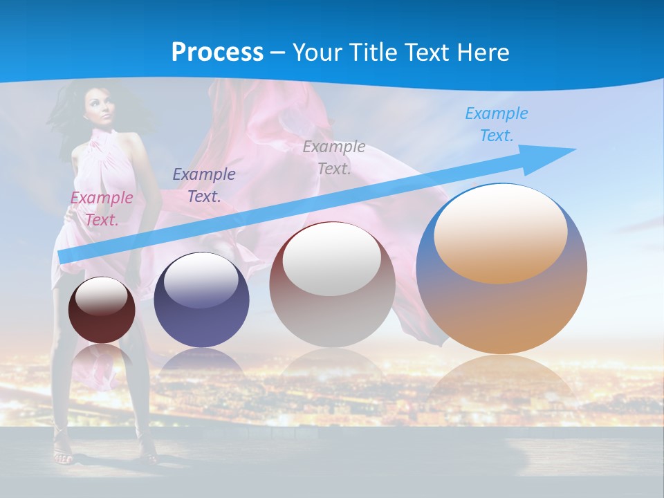 Single Young Complexion PowerPoint Template