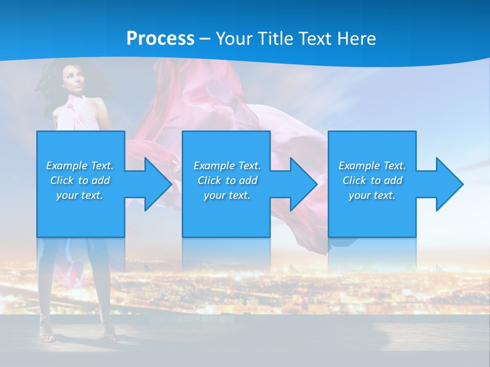 Single Young Complexion PowerPoint Template