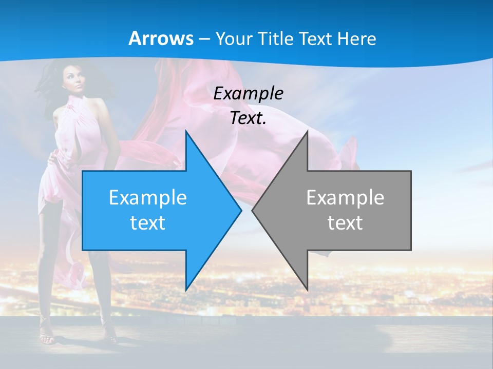 Single Young Complexion PowerPoint Template