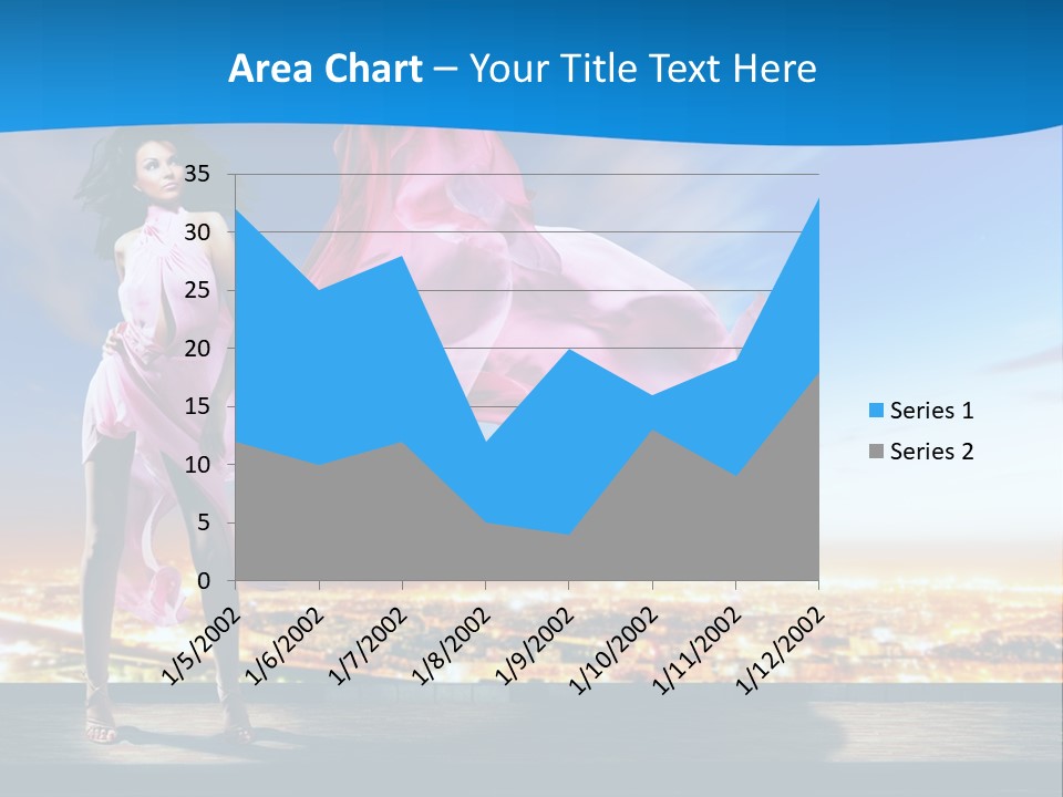 Single Young Complexion PowerPoint Template