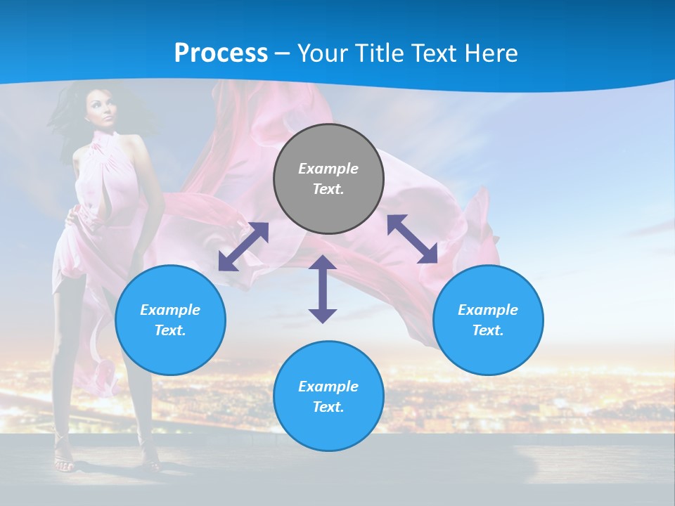 Single Young Complexion PowerPoint Template