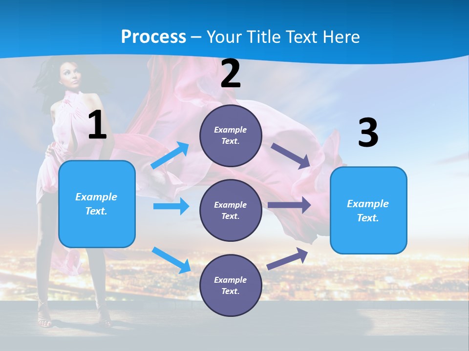 Single Young Complexion PowerPoint Template