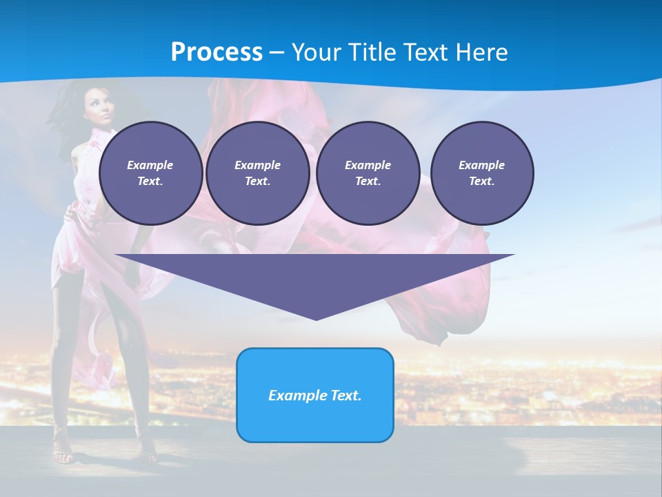 Single Young Complexion PowerPoint Template