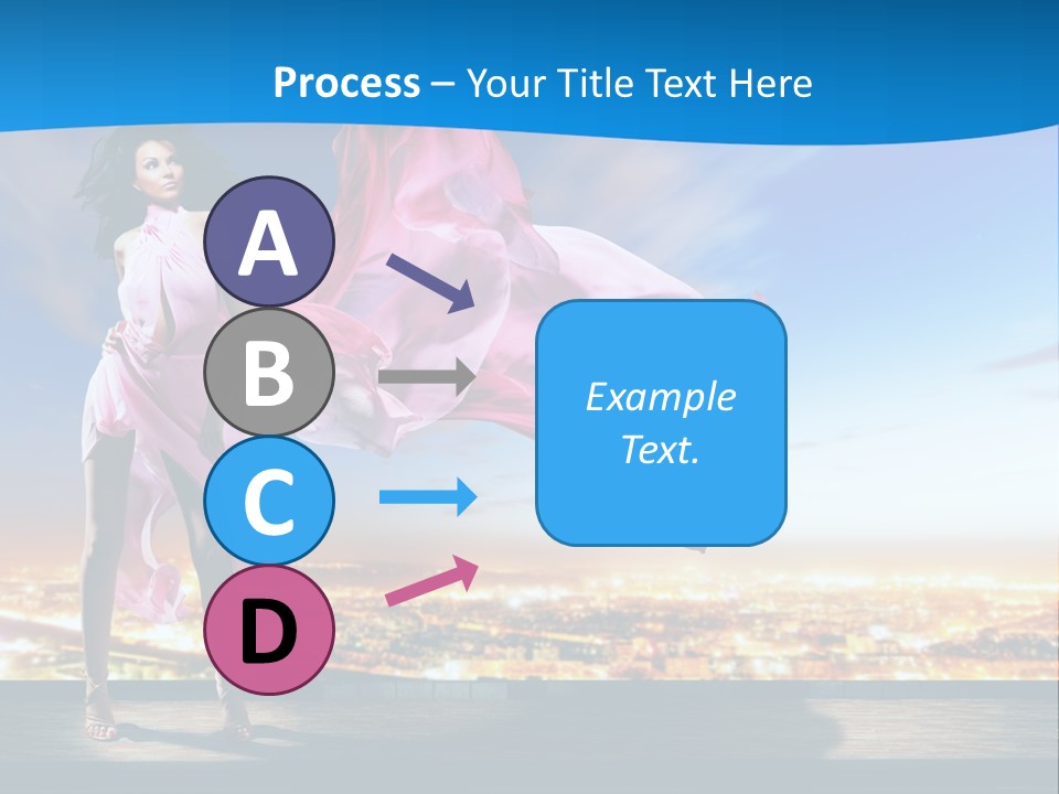 Single Young Complexion PowerPoint Template