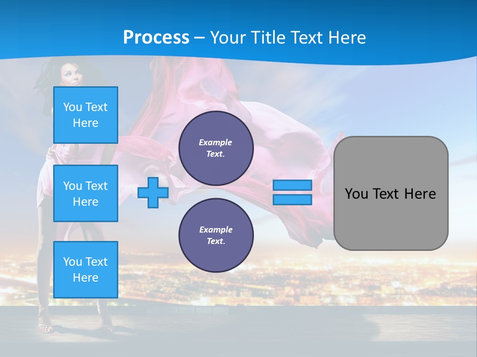 Single Young Complexion PowerPoint Template