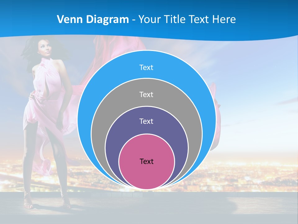 Single Young Complexion PowerPoint Template