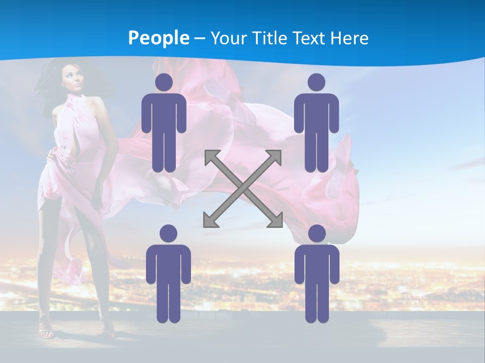 Single Young Complexion PowerPoint Template