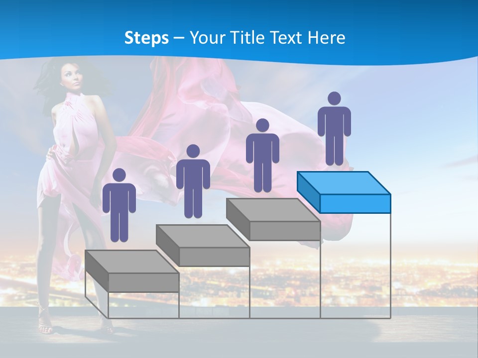Single Young Complexion PowerPoint Template