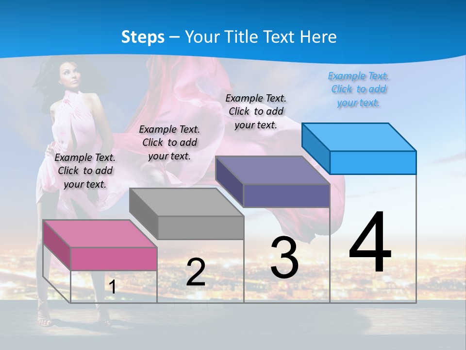 Single Young Complexion PowerPoint Template