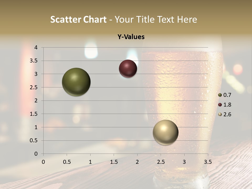 Mug Alcohol Object PowerPoint Template