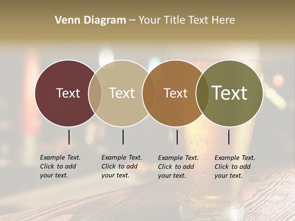 Mug Alcohol Object PowerPoint Template
