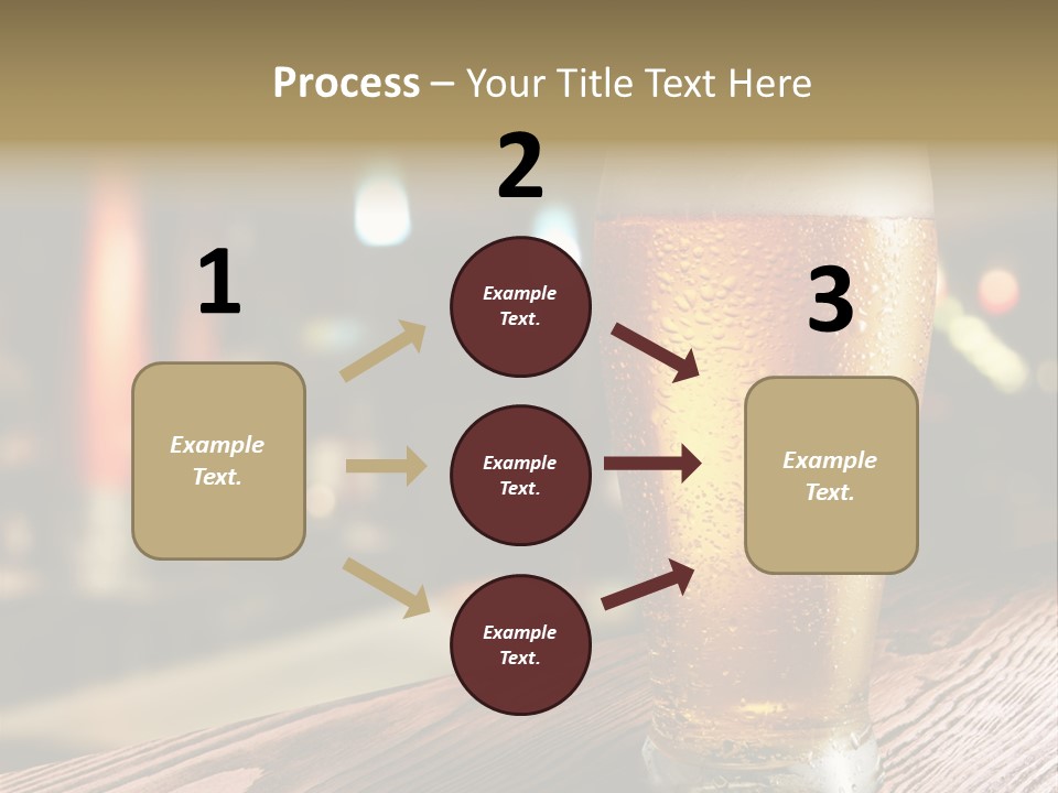 Mug Alcohol Object PowerPoint Template