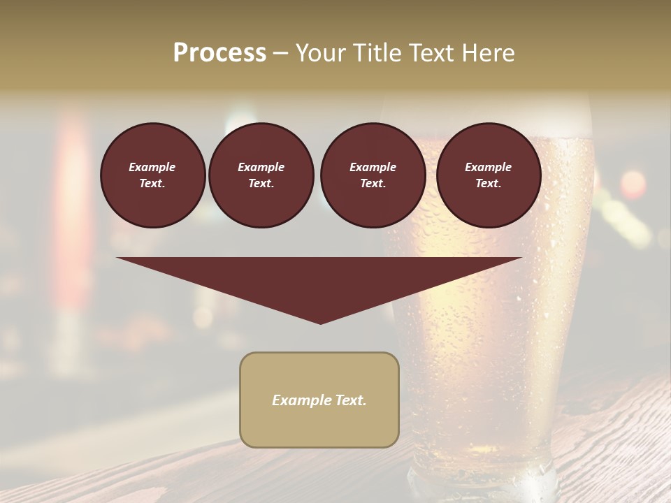 Mug Alcohol Object PowerPoint Template