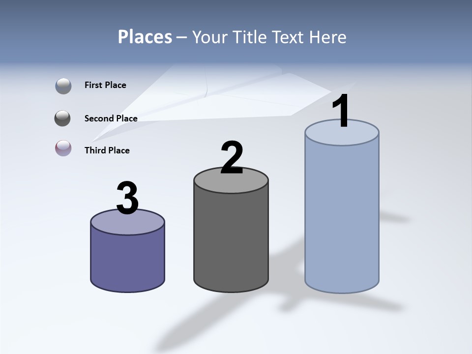 Goal Airplane Metaphor PowerPoint Template