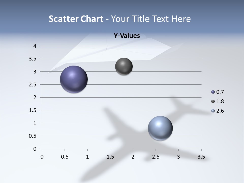 Goal Airplane Metaphor PowerPoint Template