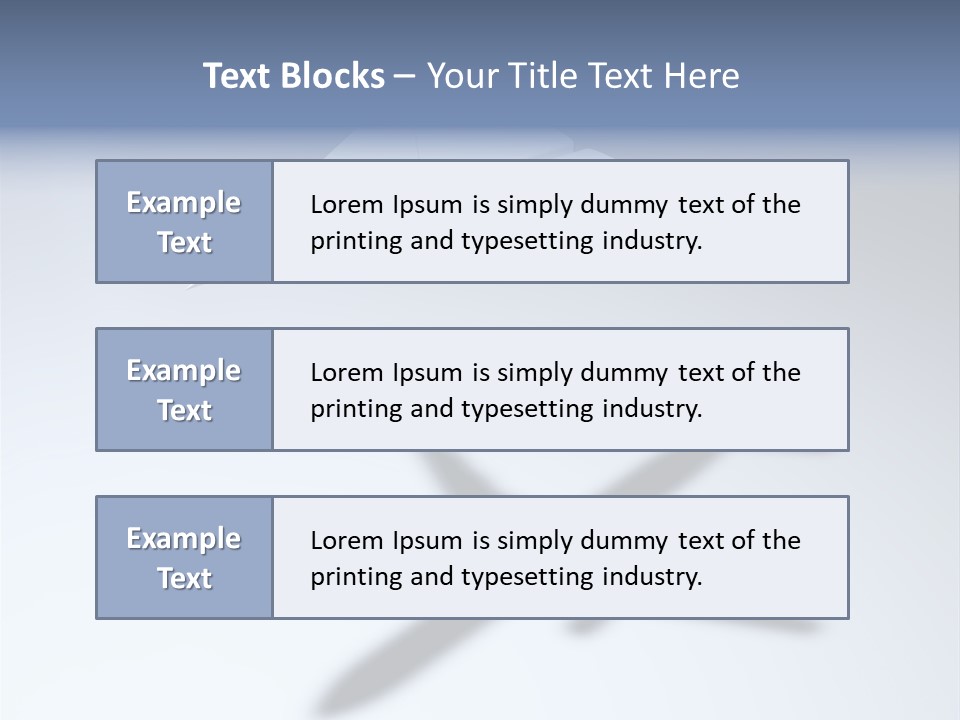 Goal Airplane Metaphor PowerPoint Template