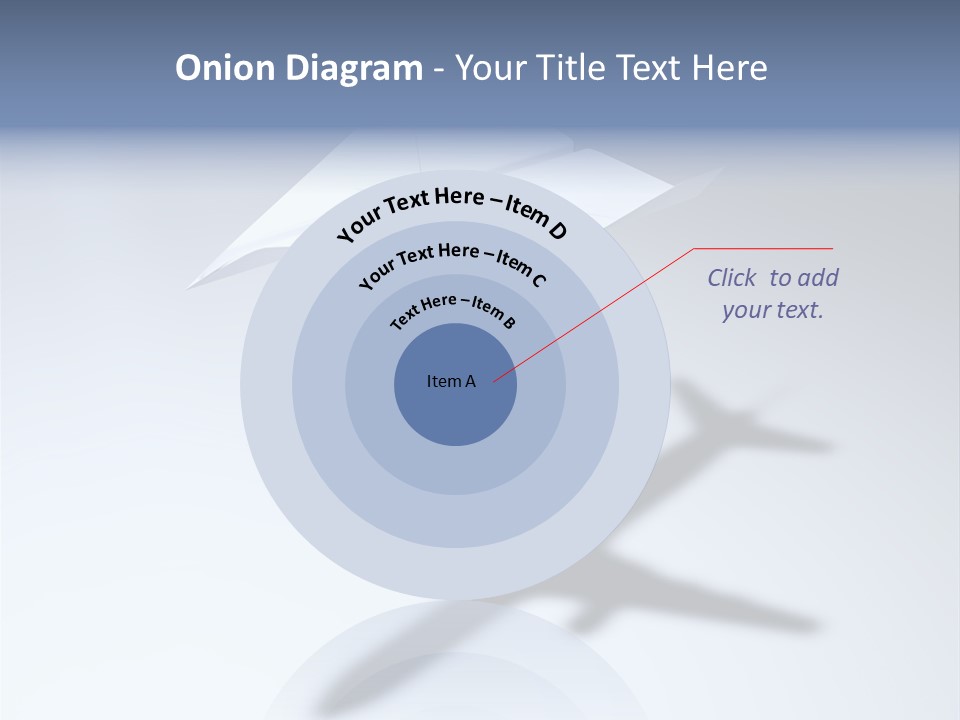 Goal Airplane Metaphor PowerPoint Template